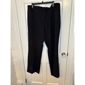 DKNY Sullivan‎ St Slash Pocket Fit and Flare Black Dress Pants size 18 NWT